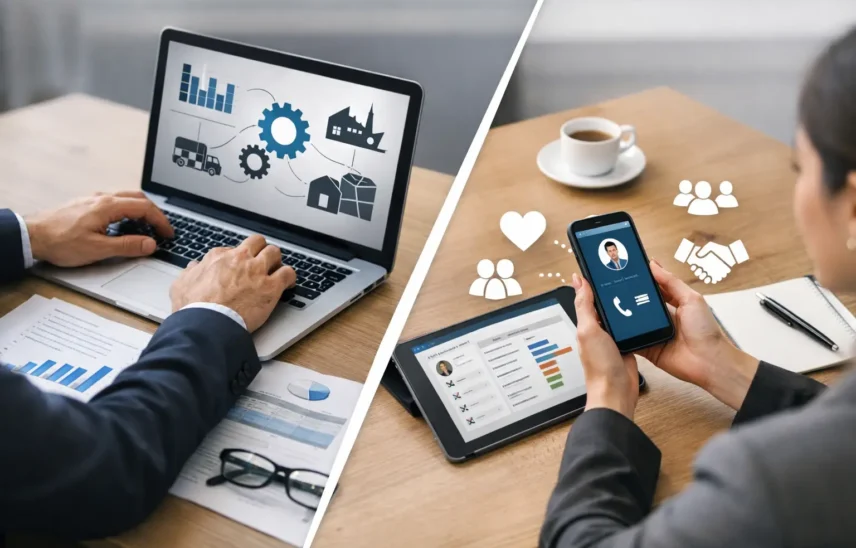 ERP vs CRM software: what’s the difference?